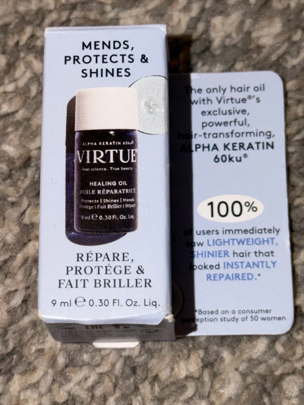 Virtue Labs Healing Oil Trial Size - 9ml